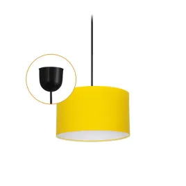 lampa-sufitowa-wiszaca-zyrandol-e27-oprawa-czarna-nowoczesna-zolty-klosz