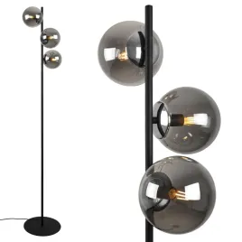 lampa-stojaca-podlogowa-szklane-grafitowe-kule-czarna-chrom-glamour-loft