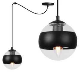 lampa-sufitowa-zyrandol-wiszaca-czarna-nowoczesna-loft-szklane-kule-pajak