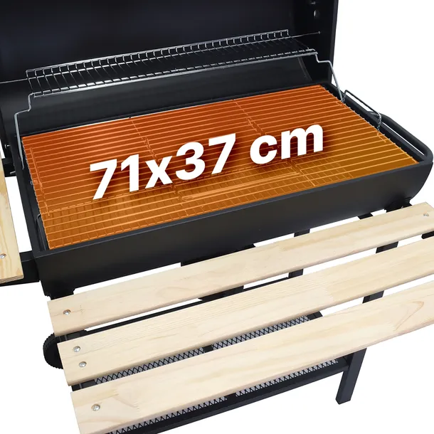 grill-weglowy-ogrodowy-2-ruszty-chromowane-2-polki-popielnik-termometr-stal-stan-opakowania-oryginalne