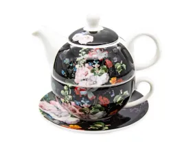 dzbanek-z-filizanka-i-spodkiem-450ml-porcelanowy-bella-fiore
