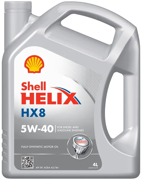Olej Shell Helix HX8 5W40 4L BENZYNA DIESEL LPG