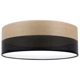 lampa-sufitowa-wiszaca-czarna-40cm-abazur-dab-zlocisty-naturalny-nowoczesny