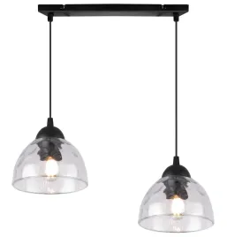 lampa-sufitowa-wiszaca-listwa-podwojna-zyrandol-szklana-bezbarwne-klosze