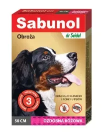 sabunol-ozdobna-rozowa-obroza-przeciw-pchlom-i-kleszczom-dla-psa-50-cm