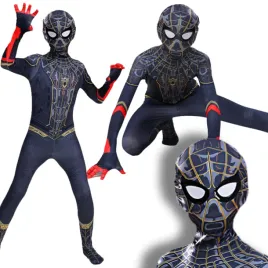 stroj-przebranie-kostium-czlowiek-pajak-czarny-spider-bal-karnawal-116-122