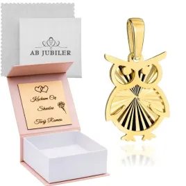 zlota-zawieszka-585-diamentowana-sowka-wspanialy-prezent-grawer-gratis