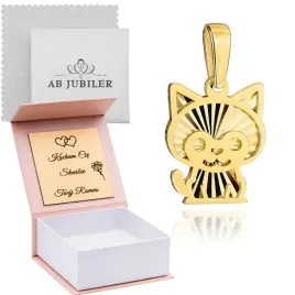zlota-zawieszka-585-diamentowany-kotek-wspanialy-prezent-grawer-gratis