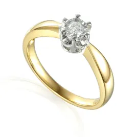 zloty-pierscionek-zareczynowy-diament-017ct-modny-klasyk