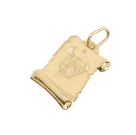 zlota-zawieszka-znak-zodiaku-wodnik-pr-585-na-papirusie-grawer-gratis