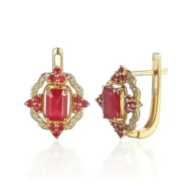zlote-kolczyki-rubin-diamenty-proba-585-elegancki-prezent