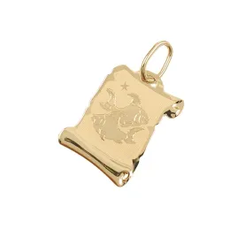 zlota-zawieszka-znak-zodiaku-ryby-pr-585-na-papirusie-prezent-grawer