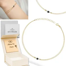 zlota-bransoletka-585-czarny-diament-i-brylanty-elegancki-prezent-grawer