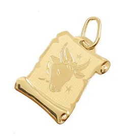 zlota-zawieszka-znak-zodiaku-byk-pr-585-na-papirusie-elegancki-prezent