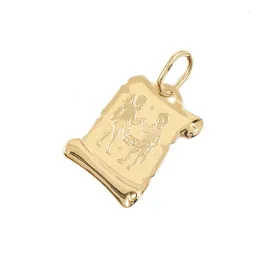 zlota-zawieszka-585-znak-zodiaku-bliznieta-na-papirusie-idealny-prezent