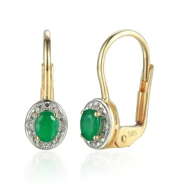 zlote-585-kolczyki-szmaragd-i-diamenty-patentka-elegancki-prezent