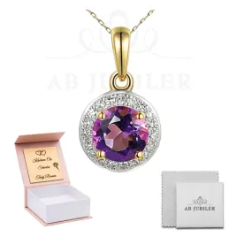 zlota-585-zawieszka-ametyst-z-diamentami-elegancki-prezent