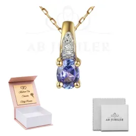 zlota-zawieszka-585-tanzanit-i-diamenty-elegancki-prezent-grawer-gratis