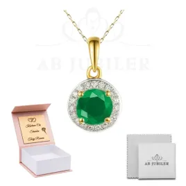 zlota-585-zawieszka-szmaragd-z-diamentami-elegancki-prezent