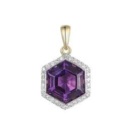 zlota-585-zawieszka-ametyst-i-diamenty-piekny-elegancki-prezent