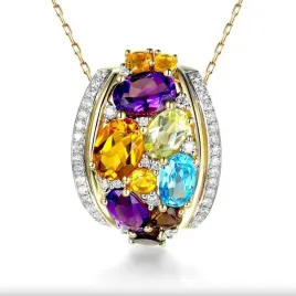 zlota-14k-zawieszka-ametyst-topaz-cytryn-brylanty