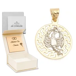 zlota-zawieszka-585-znak-zodiaku-rak-z-pudelkiem-dedykacja-i-sciereczka