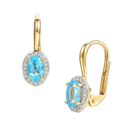 zlote-14k-kolczyki-topaz-diamenty-patentka-prezent
