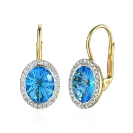 zlote-585-kolczyki-topaz-i-diamenty-na-prezent