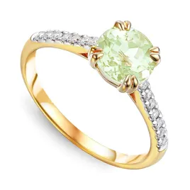 zloty-14k-pierscionek-zielony-ametyst-diamenty
