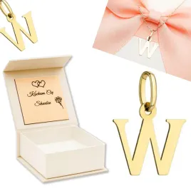 zlota-zawieszka-mala-literka-w-pr-585-elegancki-prezent-grawer-gratis