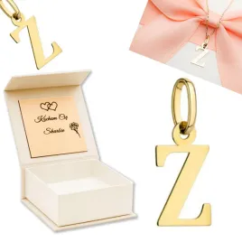 zlota-zawieszka-mala-literka-z-pr-585-grawer-i-pudeleczko-gratis