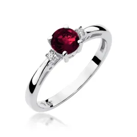 pierscionek-585-granat-diamenty-biale-zloto-grawer