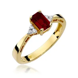 zloty-pierscionek-granat-diamenty-proba-585-grawer