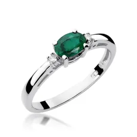pierscionek-pr-585-szmaragd-diamenty-biale-zloto
