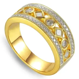 zloty-14k-modny-pierscionek-diamenty-na-prezent