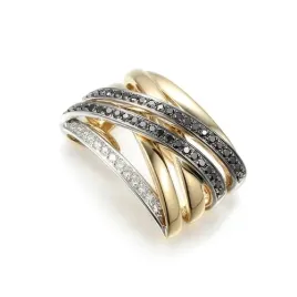 zlota-zawieszka-czarne-biale-diamenty-pr-585