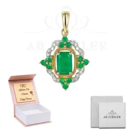 zlota-zawieszka-14k-szmaragdy-diamenty