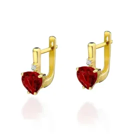 zlote-kolczyki-585-dla-dziewczyny-kobiety-14k-rubin-diamenty-na-prezent