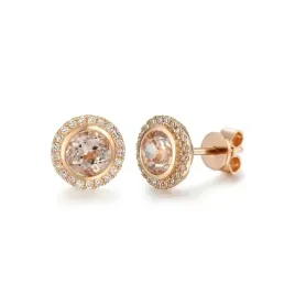 rozowe-kolczyki-morganit-diament-sztyft-proba-585-grawer-gratis