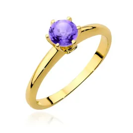 zloty-14k-pierscionek-ametyst-brylanty-grawer
