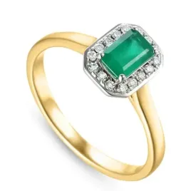 zloty-pierscionek-585-szmaragd-diamenty-prezent