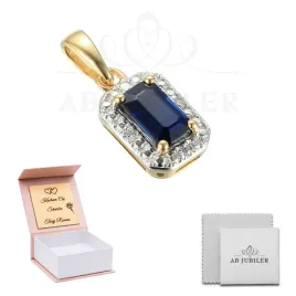 zlota-zawieszka-585-szafir-i-diamenty-elegancki-prezent-grawer-gratis