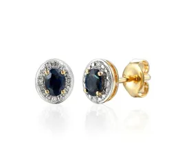zlote-kolczyki-585-z-szafirem-i-diamentami-sztyft-eleganckie-na-prezent