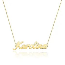 zloty-naszyjnik-celebrytka-imie-karolina-brylant