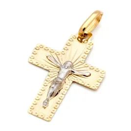 zloty-krzyzyk-z-panem-jezusem-proba-585-na-prezent-chrzest-komunie-grawer