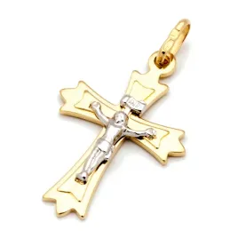 zloty-krzyzyk-okolicznosciowy-na-prezent-chrzest-komunie-grawer-pudelko