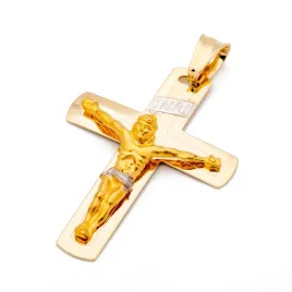 zloty-krzyzyk-z-panem-jezusem-proba-585-na-prezent-chrzest-komunie-grawer