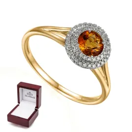 zloty-585-pierscionek-cytryn-i-diamenty