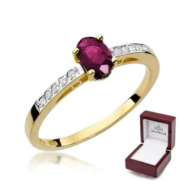 zloty-pierscionek-rubin-diamenty-585-na-prezent