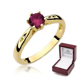 pierscionek-zareczynowy-rubin-diamenty-proba-585